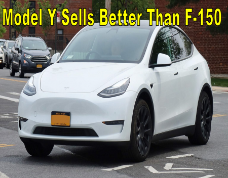 Tesla Model Y on track to beat Ford F-150 Sales