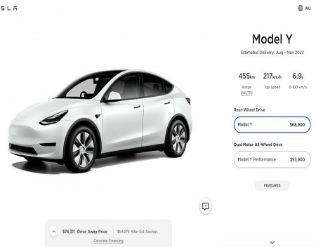 Tesla Model Y Orders Start In Australia
