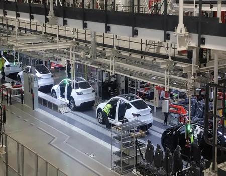 Tesla Model Y Upgraded Production Line at Giga Shanghai Resumed Operations Last Week