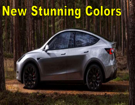 Tesla Offers New Stunning Colors For Its Vehicles
