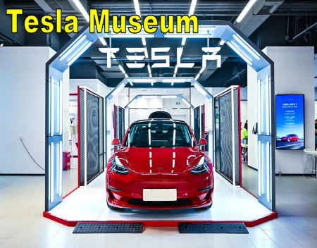 Tesla Opens Giga Museum Exhibition