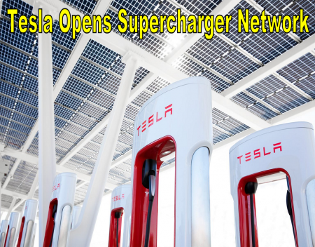 Tesla Opens Supercharger Network To non-Tesla EVs In Italy