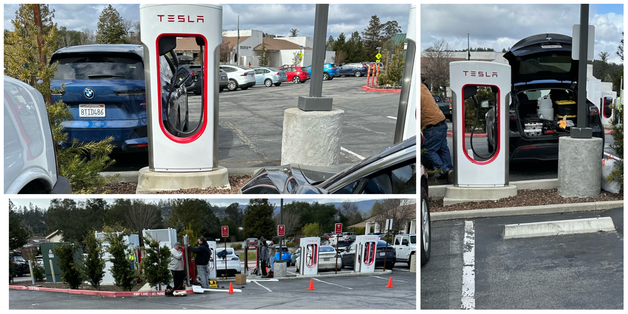 Tesla prepares more Superchargers for Magic Dock installation