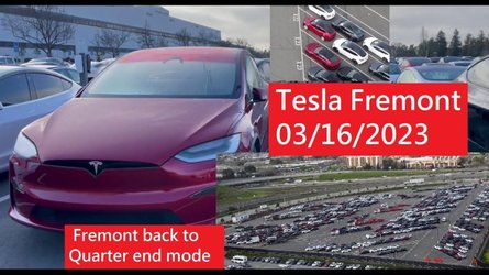 Tesla Prepping Fremont For Huge End-Of-Quarter Delivery Frenzy