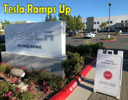 Tesla Ramps Up Battery Production