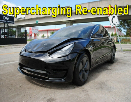 Tesla Re Enables Supercharging on Salvaged Vehicles