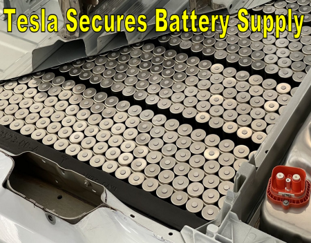 Tesla secures battery supply