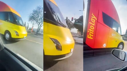 Tesla Semi From Frito-Lay Arrives In Arizona Ahead Of Super Bowl