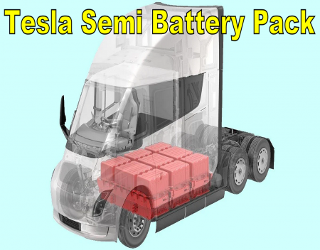 Tesla Semi Has a Modular Battery Pack that Opens Up More Possibilities for the Manufacturer