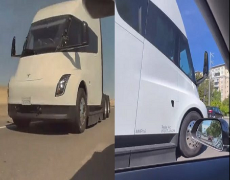 Tesla Semi spotted undergoing long range testing in California