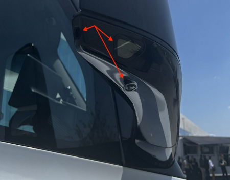 Tesla Semi updated prototype has three cameras in its side mirrors