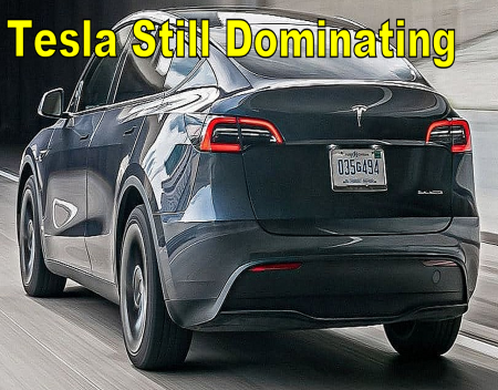 Tesla Still Dominating in California