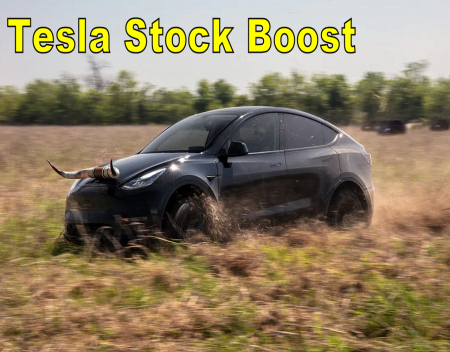 Tesla Stock Gets Boost to 400 per Share