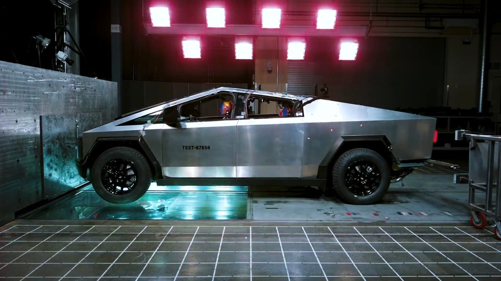 Tesla Teases Cybertruck Crash Test Video