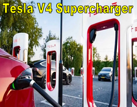 Tesla to Install First V4 Supercharger