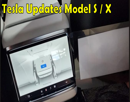 Tesla Updates Model S and X With Larger Rear Screen