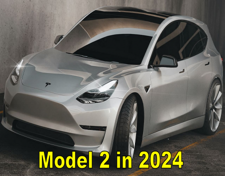 Teslas 25K Model 2 Car Expected to be Unveiled in 2024