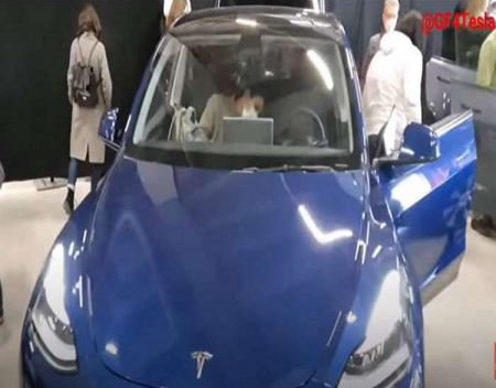Teslas New Model Y From Giga Berlin