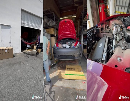 Turo Host Discovers His Tesla Model 3 Being Taken Apart In Warehouse
