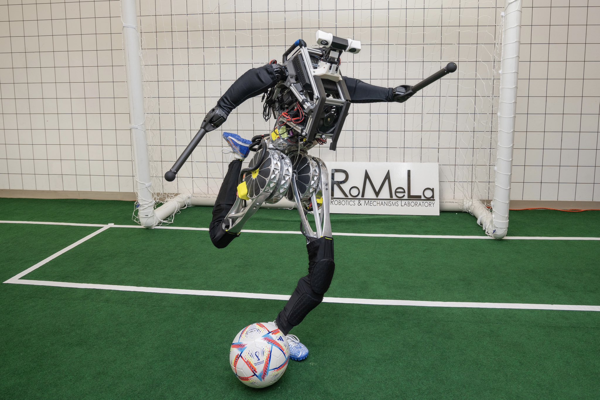 UCLA unveils new ARTEMIS robot for soccer tournament