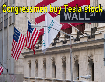 U.S. Congressmen buy Tesla stock in October despite market downturn