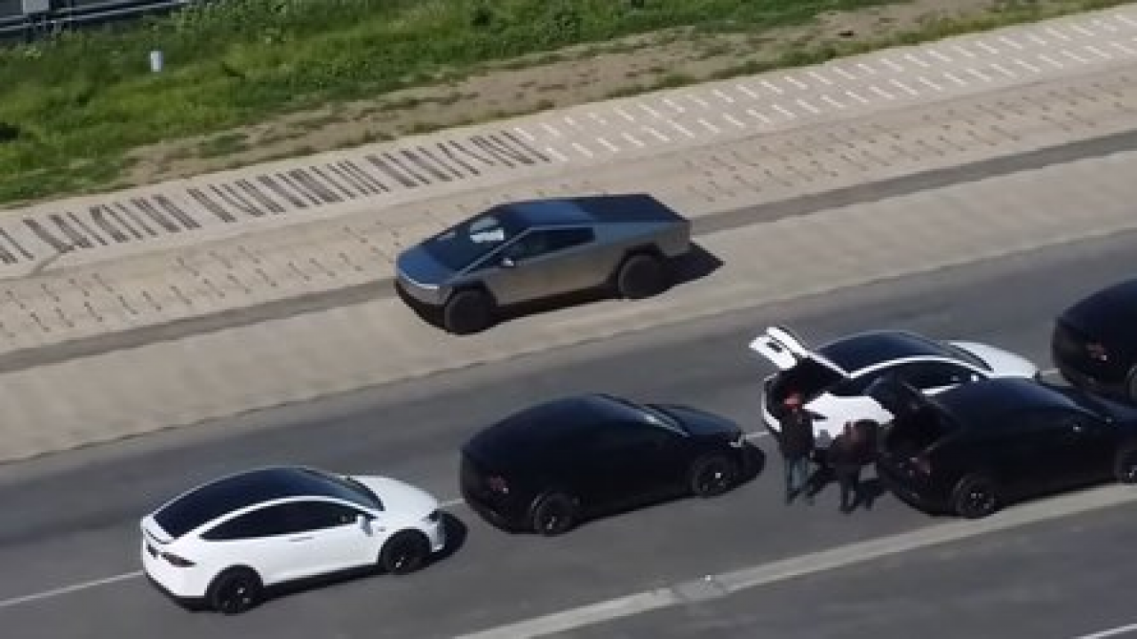 Watch Tesla Cybertruck Steering And Suspension Testing At Fremont