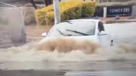 Watch Tesla Model 3 Attempt To Drive Through Deep Water
